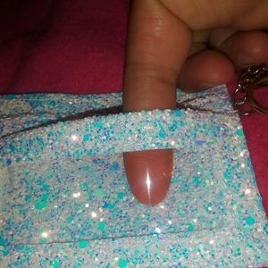 Glittery ID holder